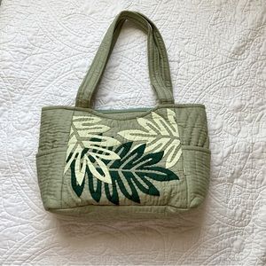Palm Leaf tote Shoulder bag